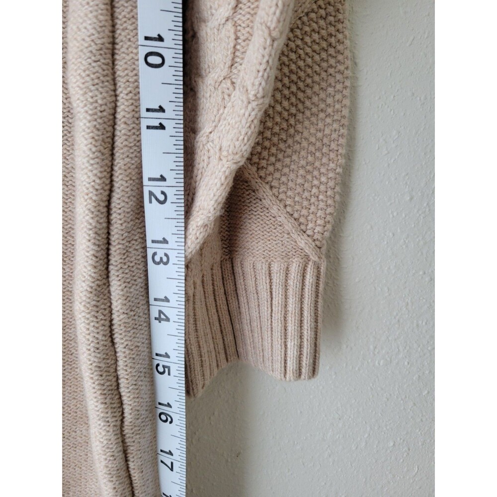 Torrid Cream Cable Knit Sweater Dress 1X 14-16 NWT Cozy Long Sleeve Crew - Picture 10 of 11